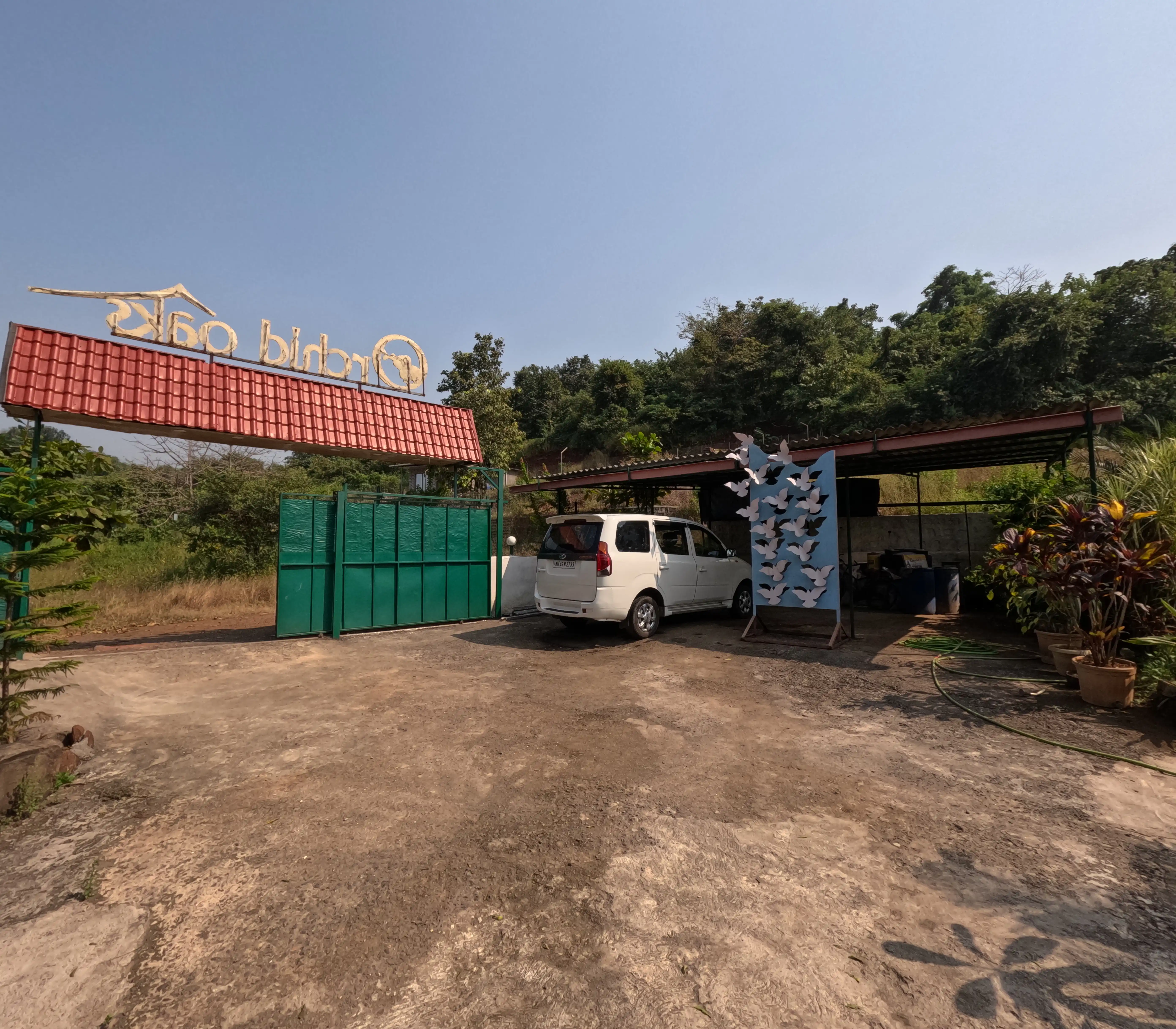 Car Parking Area Of Orchidoaks