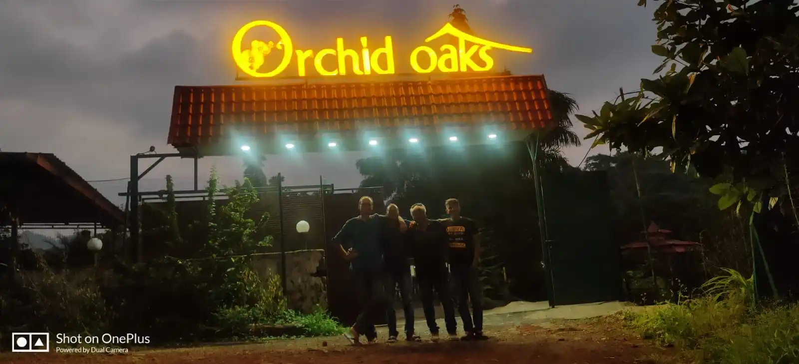 Gate View of Orchid Oaks Homestead Resort with Users