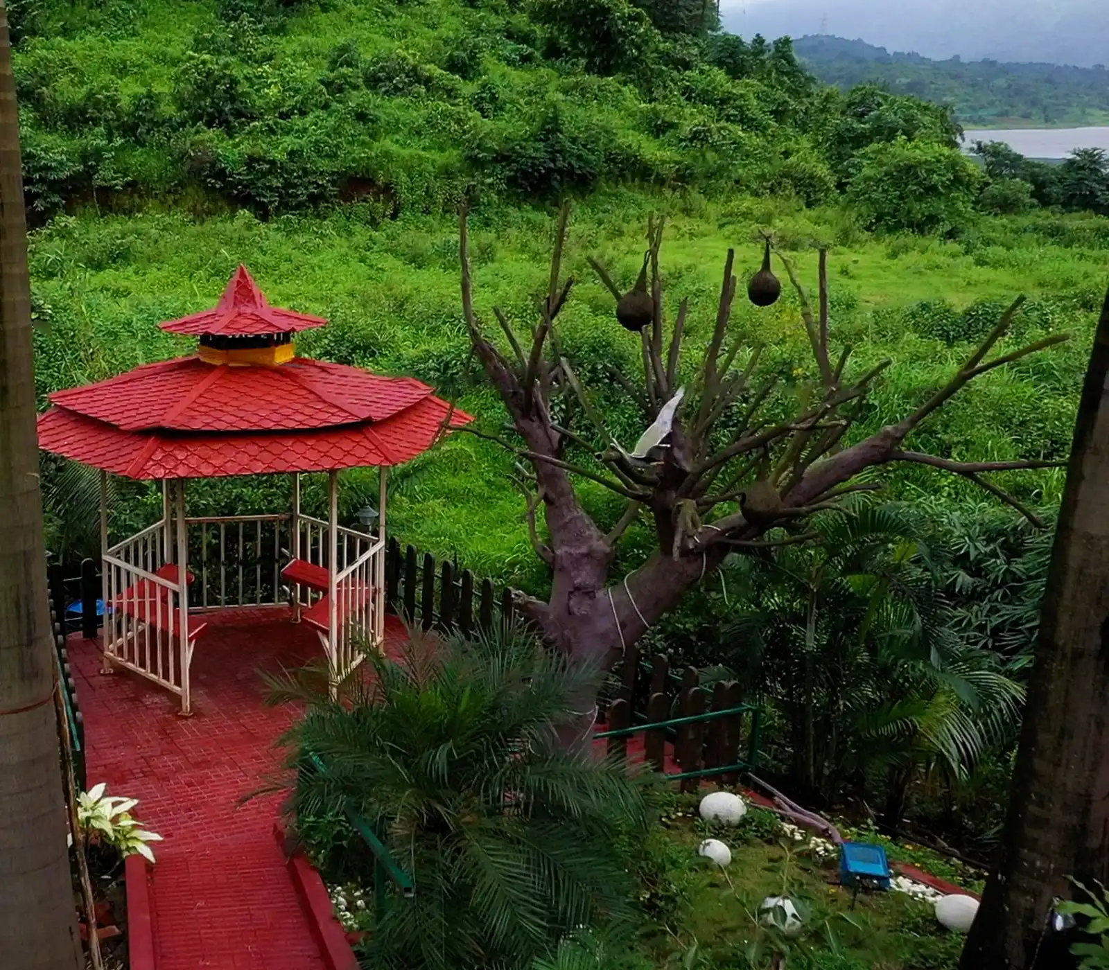 Side Deck View of Orchid Oaks Homestead Resort